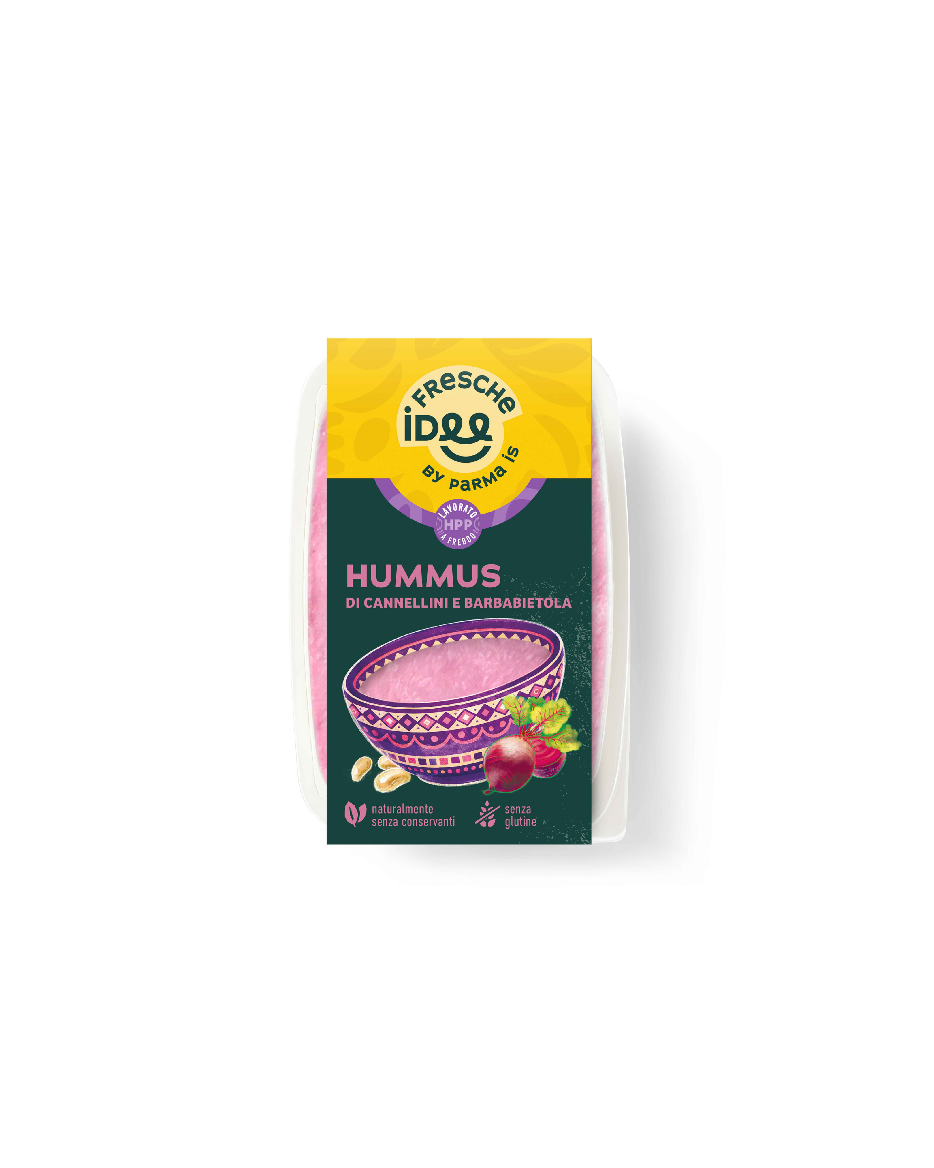 Hummus di CANNELLINI e BARBABIETOLA
