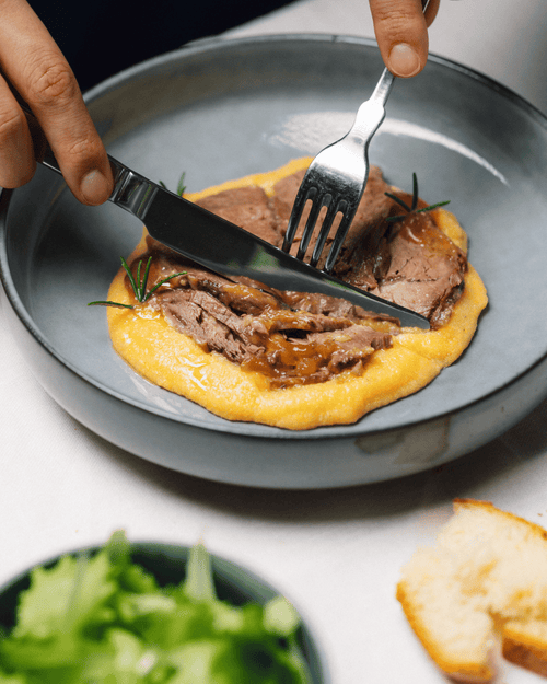 BRASATO di manzo e polenta