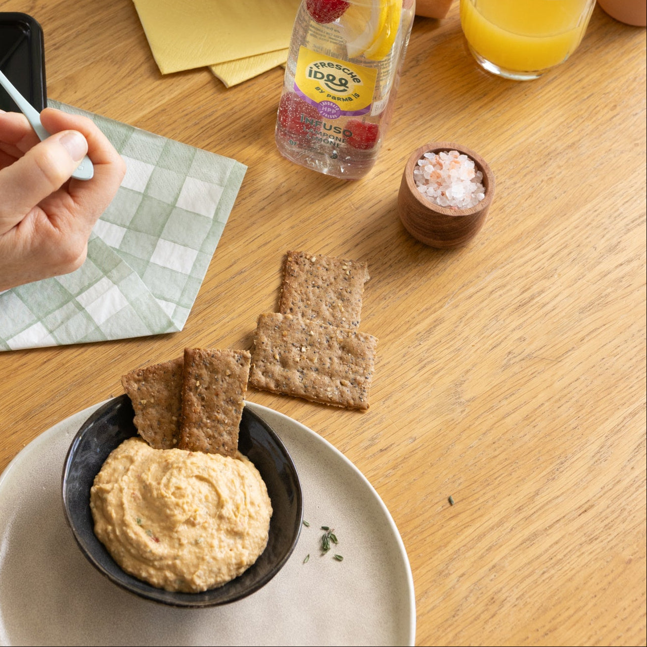 Hummus di ceci alle ERBE