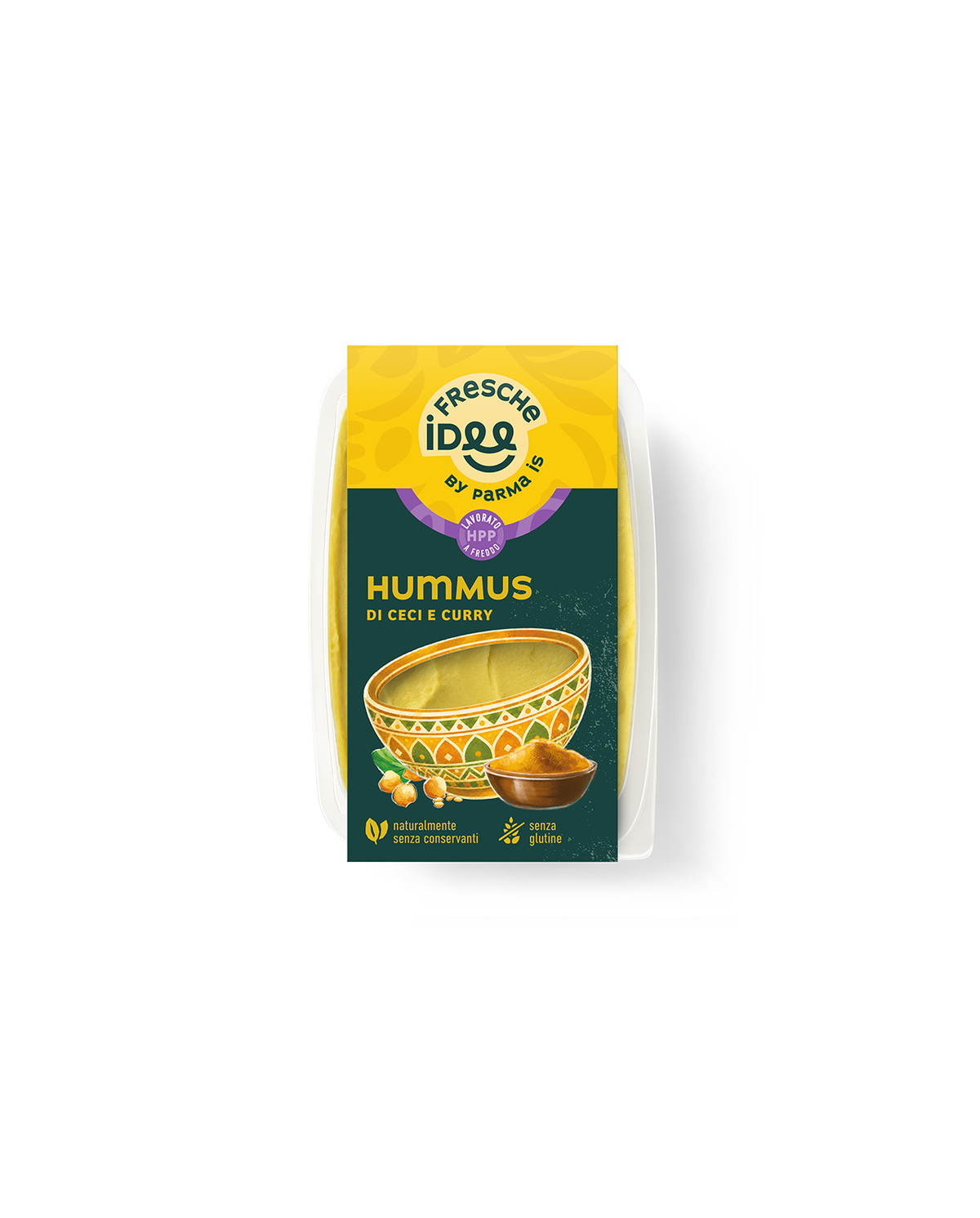 Hummus con Curry